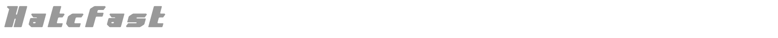 Hatcfast font preview